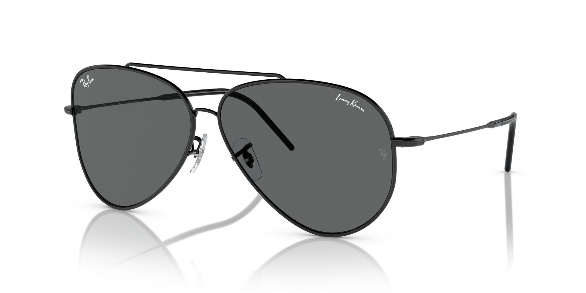 RAY-BAN 0RBR0101S 002 GR 59 Aviator reverse Lenny Kravitz - Imagen 8